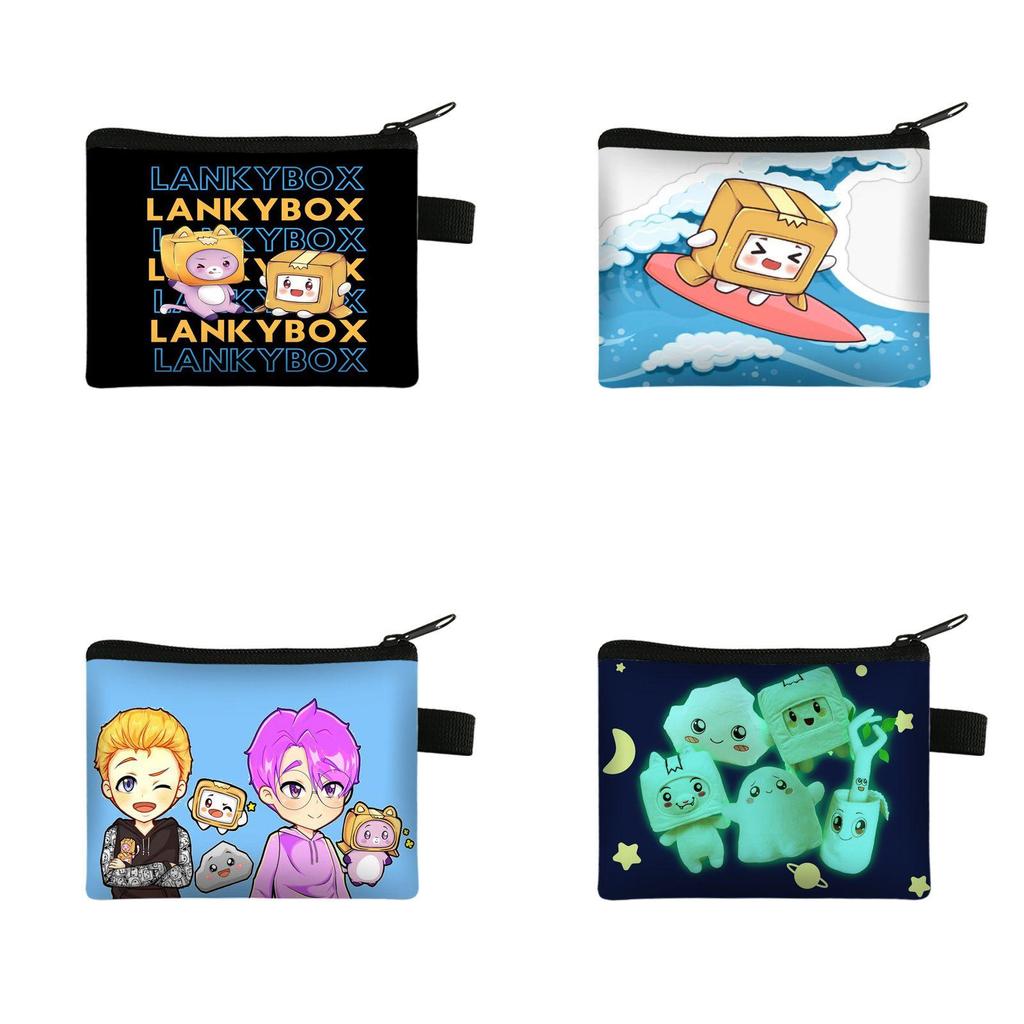 Stylish Lankybox Coin Purse High-quality Polyester Wallet For Secure Storage