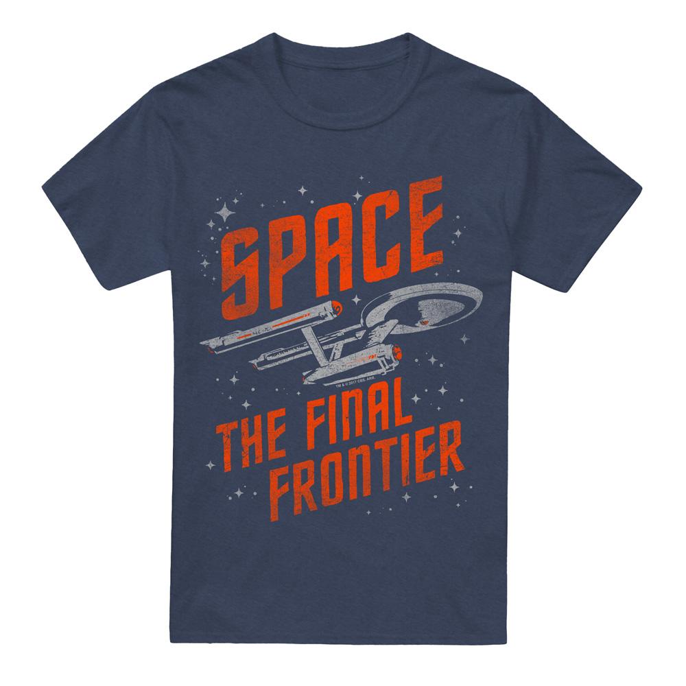 Star Trek Unisex Adult Space Travel T-Shirt