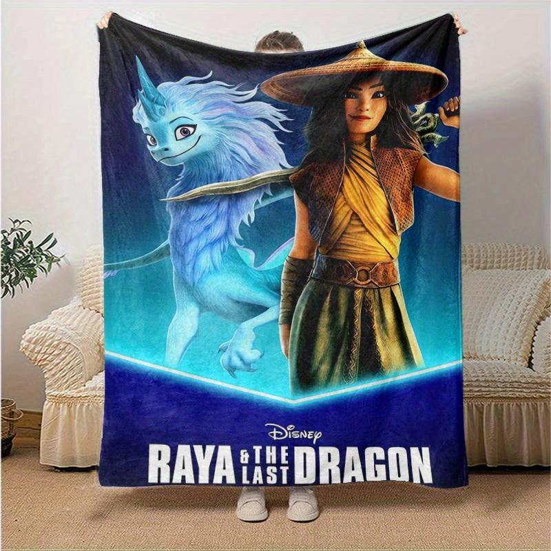 1pc, Disney Raya & The Last Dragon Home Decorative Blanket, Soft Throw for Couch, Bed, Travel, Camping