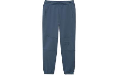 BADFIVE Knitted Sweatpants Men's Slate Blue Thickened Cuffed Pants AKLRB99-2
