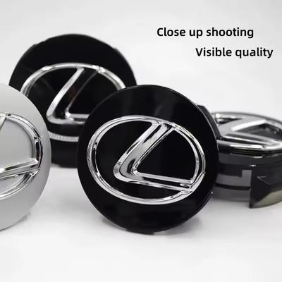4Pcs Car Wheel Center Hub Caps Cover Accessories For F SPORT GS GX IS LS LX CT LC RC LBX NX RX 350h 450h ES UX 300e GX460
