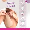 PINQ POLKA Breast Lift Tape Pasties 6 Pcs DD-E Cup Size with 10 Nipple Pasties & Reusable Nipple Cover 10 Cm|Shape Enhancer Body Tape|Skin Friendly