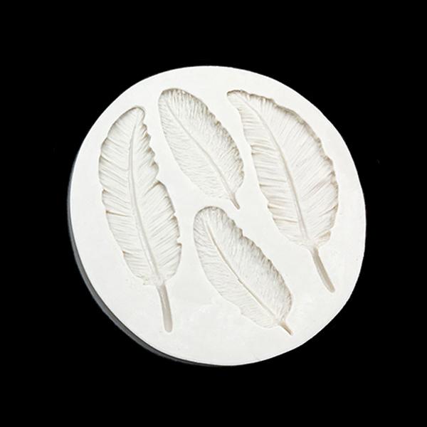 

Силиконовая форма Перо Сахарная мастика Шоколад Кекс Фондант Инструменты для украшения торта