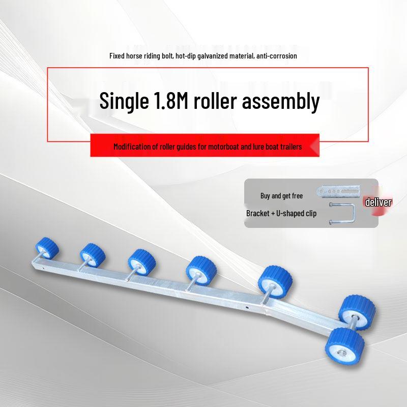 Aomai Hot-Dip Galvanized Square Tube Roller for Motorcycle/Boat Trailers