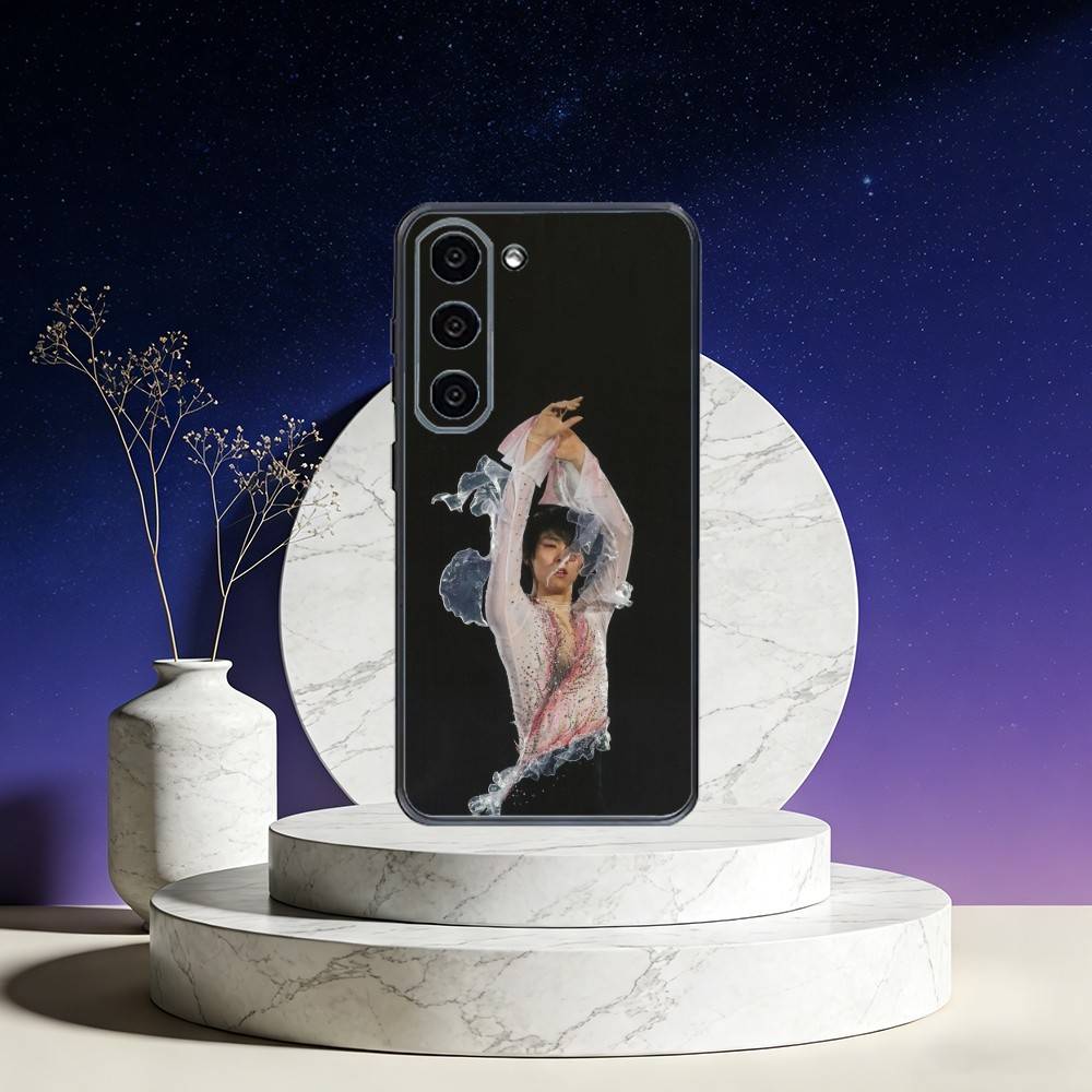 4A Jump L-Legend Hanyu Yuzuru Phone Case For Samsung Galaxy A73,A72,A71,A70,A53,A52,A51,Others Soft Black Cover