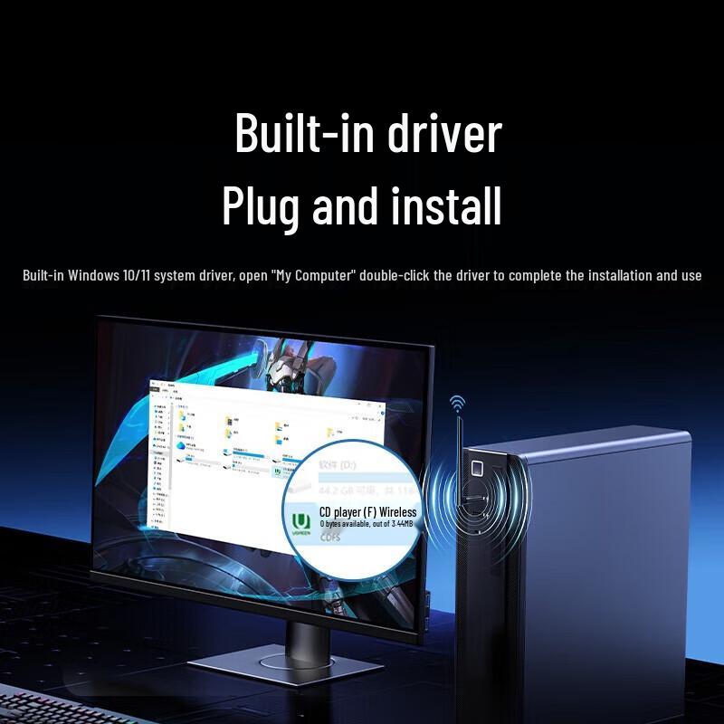 Ugreen AX900 USB Dual-Band WiFi 6 & Bluetooth 5.4 Adapter