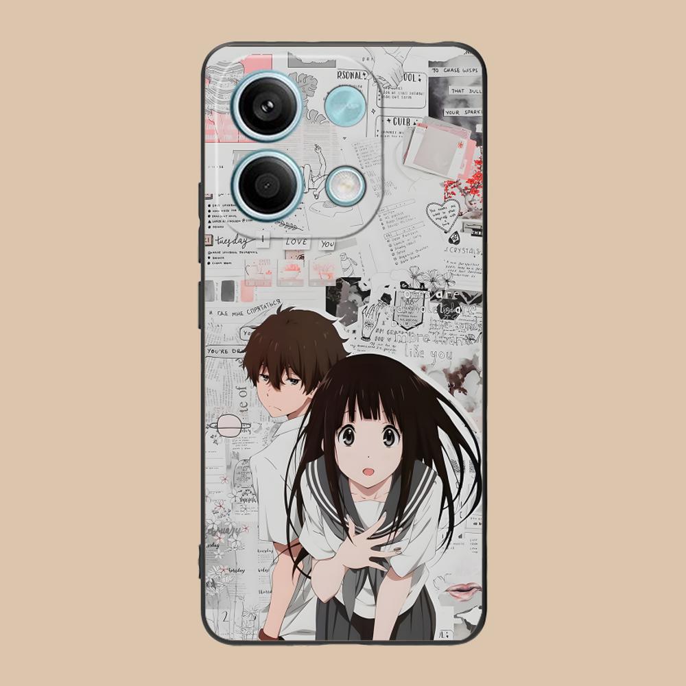 Hyouka Chitanda Matte TPU Mobile Phone Case for POCO F8 F7 F6 F5 F4 F3 F2 Pro GT C75 C71 C65 C61 C40 Pro Ultra Colorful Cover