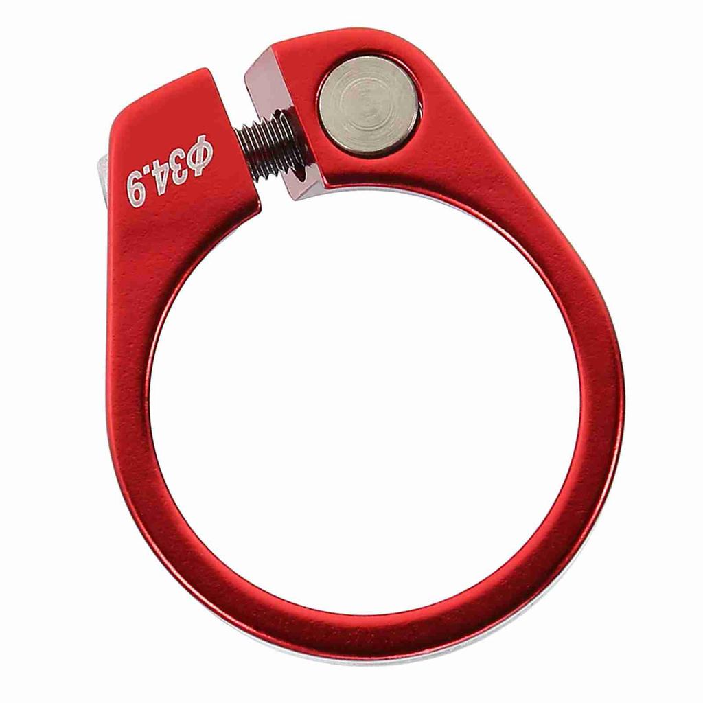 5Colors 34.9mm Aluminum Alloy Bicycle Seat Post Clamp Mountain Bike Seatpost Accessory
