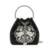 Hand carry embroidery bag women's summer new embroidery fashion bucket bag versatile messenger bag