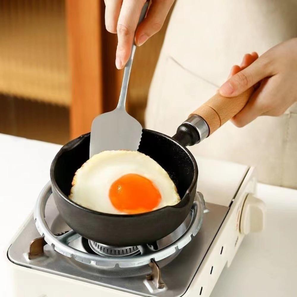 Nonstick Oil Pouring Pan Cast Iron Sauce Pan Butter Melting Pot Frying Egg Pan  Sauces