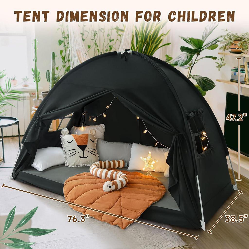 Children's Indoor Princess Castle Tent - Portable, Breathable Playhouse for Babies.
