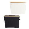 Toilet Paper Storage Basket Roll Paper Organizer Foldable Toilet Paper Holder with Lid for Bathroom