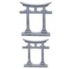 Japanese Torii Gate Aquariums Hideouts Cave House Garden Landscaping Decorations