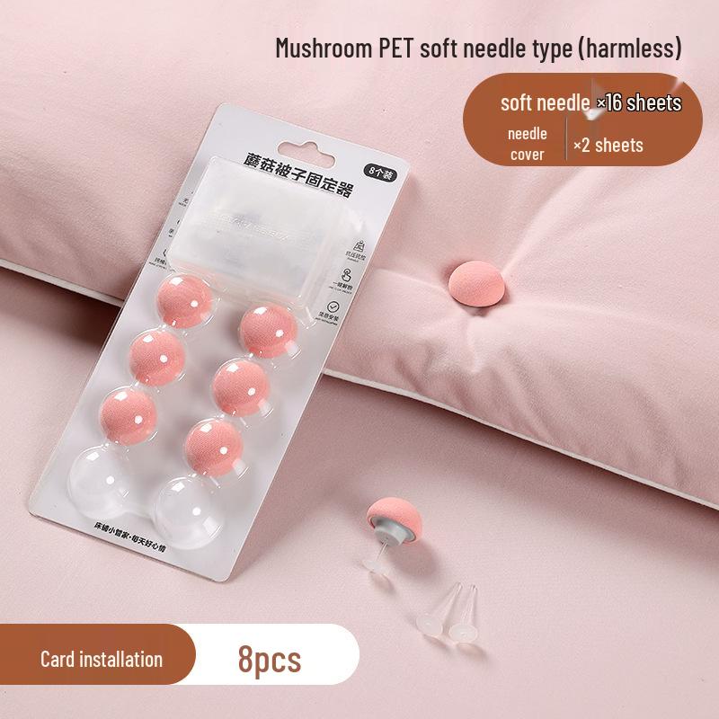 Suport detașabil pentru pilotă cu ciuperci: Prietenos cu pielea, fără urme, antiderapant pentru pilote groase și subțiri. Ideal pentru Cămine Studențești.