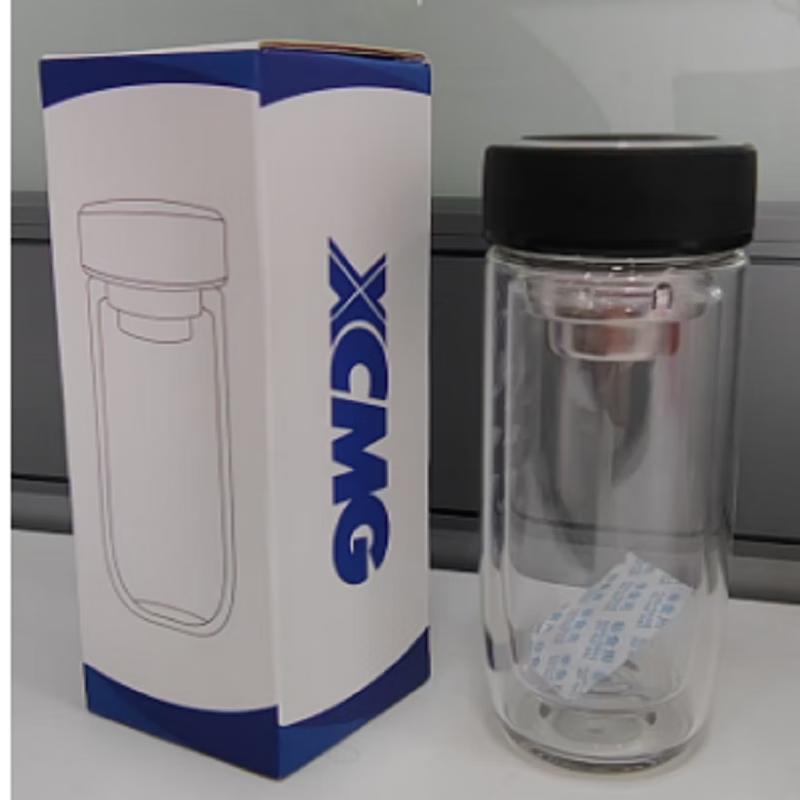 XCMG Double Wall Glass Cup 350mL