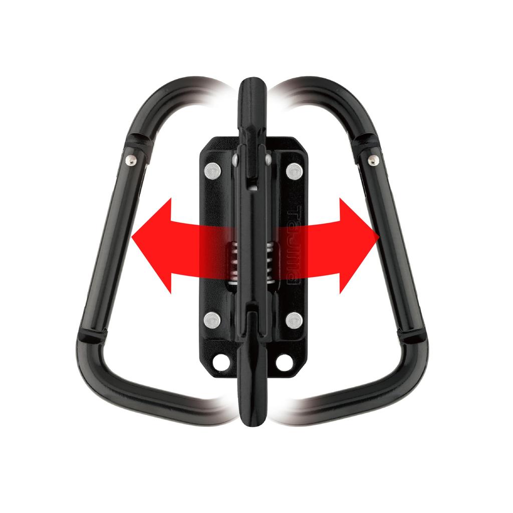 Tajima Safe System Safe Tool Holder Steel Slim Carabiner Small Folding Model Made of reliable steel that meets the strength requirements of the