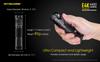NITECORE E4K Handheld Flashlight, 4400 Lumens, CREE XP-L2 V6 LEDs X4, 21700 X1