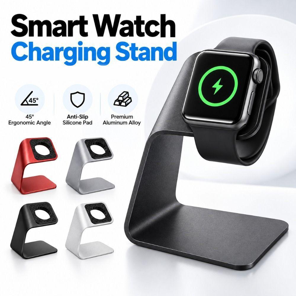 Non-Slip Base Smart Watch Charging Stand Upright Desktop Watch Stand Desktop Use