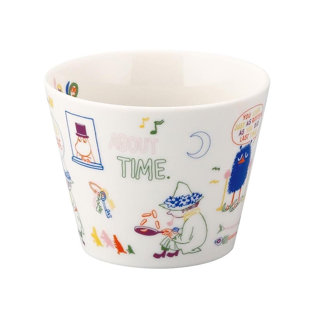 Yamaka Moomin Porcelain Soup Mug Playful 400ml Made in Japan Microwave Safe Ceramic Cup MM20601-36