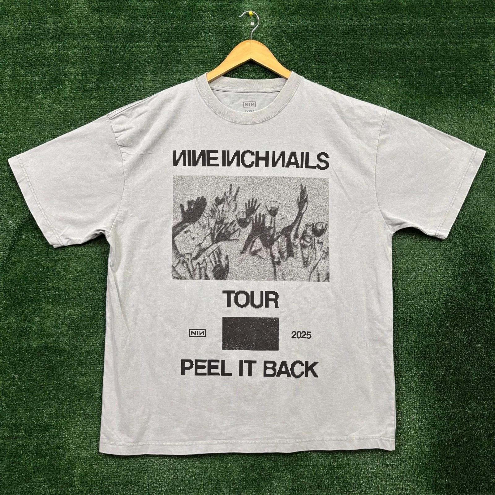 Nine Inch Nails Peel It Back Tour Rock Band T-shirt Size XXL 3XL