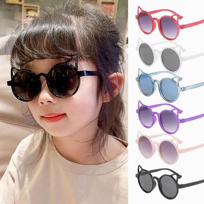 Kinder Sonnenbrille Süße Tier Cartoon Ohren Sonnenbrille Sonnenbrille Kinder Kinder Vintage Outdoor Su G2P2
