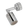 Swivel Faucet Aerator Copper 2 Gears 720 Degree Rotating Bathroom Tap Aerator for Face Washing