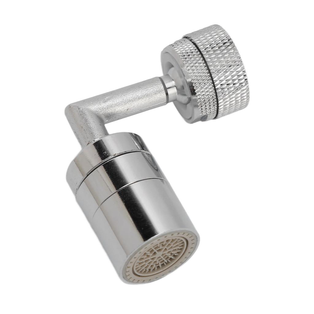 Swivel Faucet Aerator Copper 2 Gears 720 Degree Rotating Bathroom Tap Aerator for Face Washing