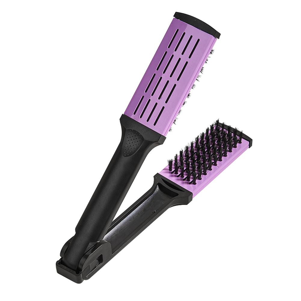 Hairdressing Straightener Hairbrush Anti-Static Professional Hair Brush Multifunctional Double Sided Brush Barber Styling Tools