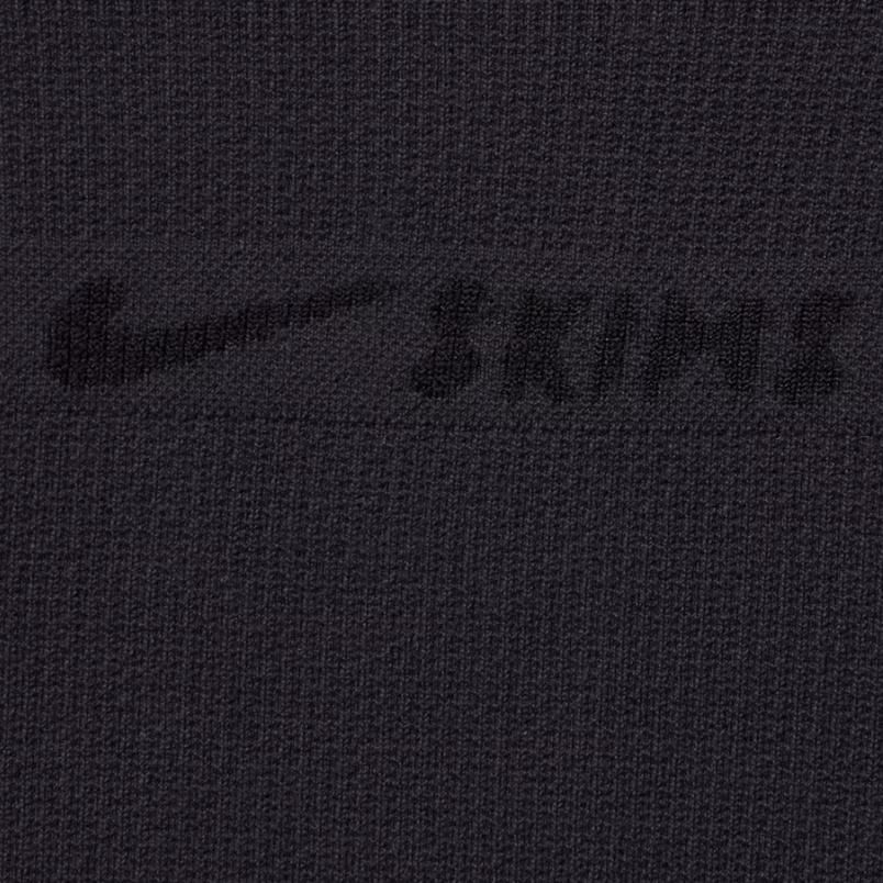 NikeSKIMS Vintage Seamless Mock Neck Bra Top Obsidian Women Tops Black TP-TNK-2954-OBD