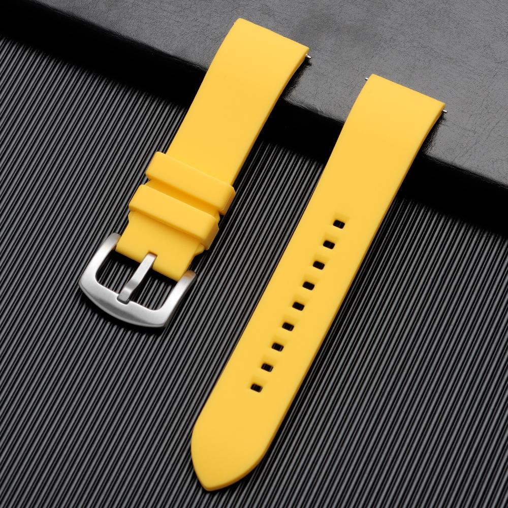 Silicone Watch Band 18mm 19mm 20mm 22mm 24mm Men's Women Sports Watrproof Strap for Rolex for Seiko Watch Replacement Watchband