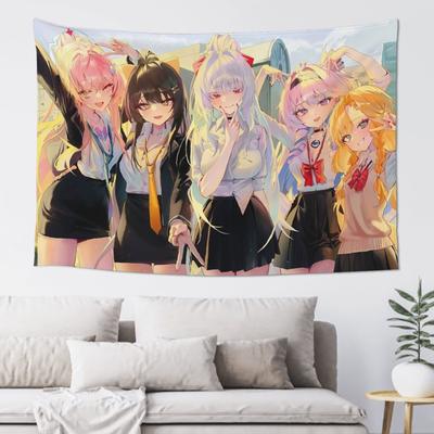 Cartoon Anime Theme Tapestry Room Decoration Home Decoration Tapestry Decor Accessories Cute Room Decor