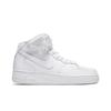 Damen Air Force 1 '07 Mid 'Triple White' (Damengrößen) Weiße / Weiße / Weiße Skateboard-Schuhe DD9625 100