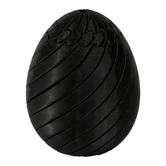 Huevo Giratorio Divertido Huevo de Pascua Espiral Impreso en 3D Figura Juguete Giratorio para Adultos Alivio del Estrés y la Ansiedad
