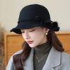 Autumn And Winter Hat Women'S New French Top Hat Women'S Fashion Versatile Wool Lady Hat Women'S Bucket Hat Women'S Winter