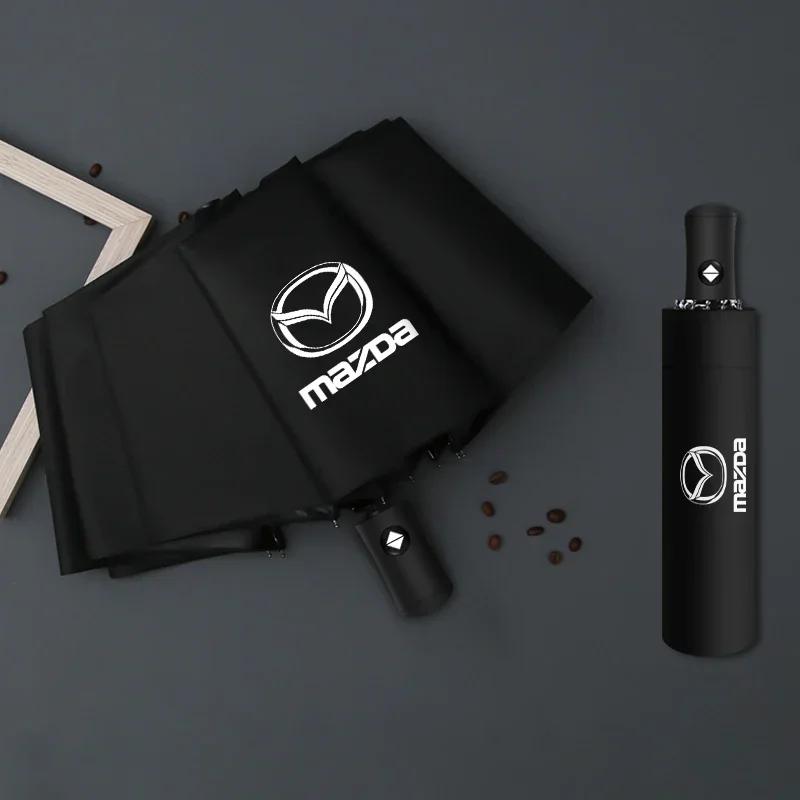 

Car Folding Windproof Sunshade Umbrella For Mazda 3 BK BL Axela 2 5 CX5 CX6 CX-4 Mazda 6 GH GG CX-7 MX5 RX8 Ms M3 M5 M6 MX3