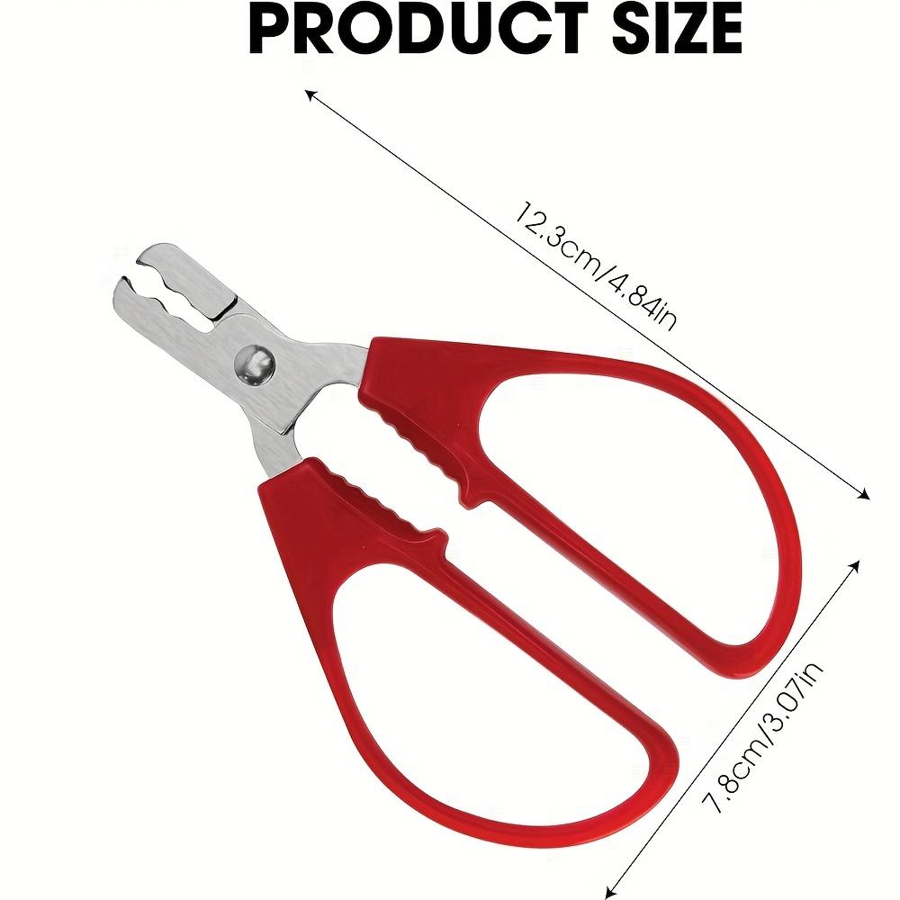 3ks Louskáček na ořechy, Kovový louskáček na skořápky s rukojetí, Domácí kuchyňský loupací nástroj Otvírák Kleště