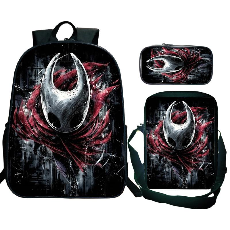 Hollow Knight 2 Silksong Backpack Teenagers Hornet Fridge Magnet Rucksack Shoulder Bag Pencil Case School Backpacks