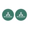 Cwnqah1 Cwmvjg1 2Pcs Car Cup Mat Leather Auto Cup Slot Non-Slip Coaster For Mitsubishi EK Pajero Xpander Eclipse Cross ASX L200 Xforce Outlander