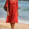 Spring-Summer Women's Long Sleeve Sun Protection Cardigan - Pure Color, Casual, Buttoned