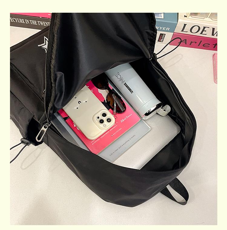 Rucsac Stil Colegiu pentru Femei - Design Stea Japonez & Coreean pentru Studenți