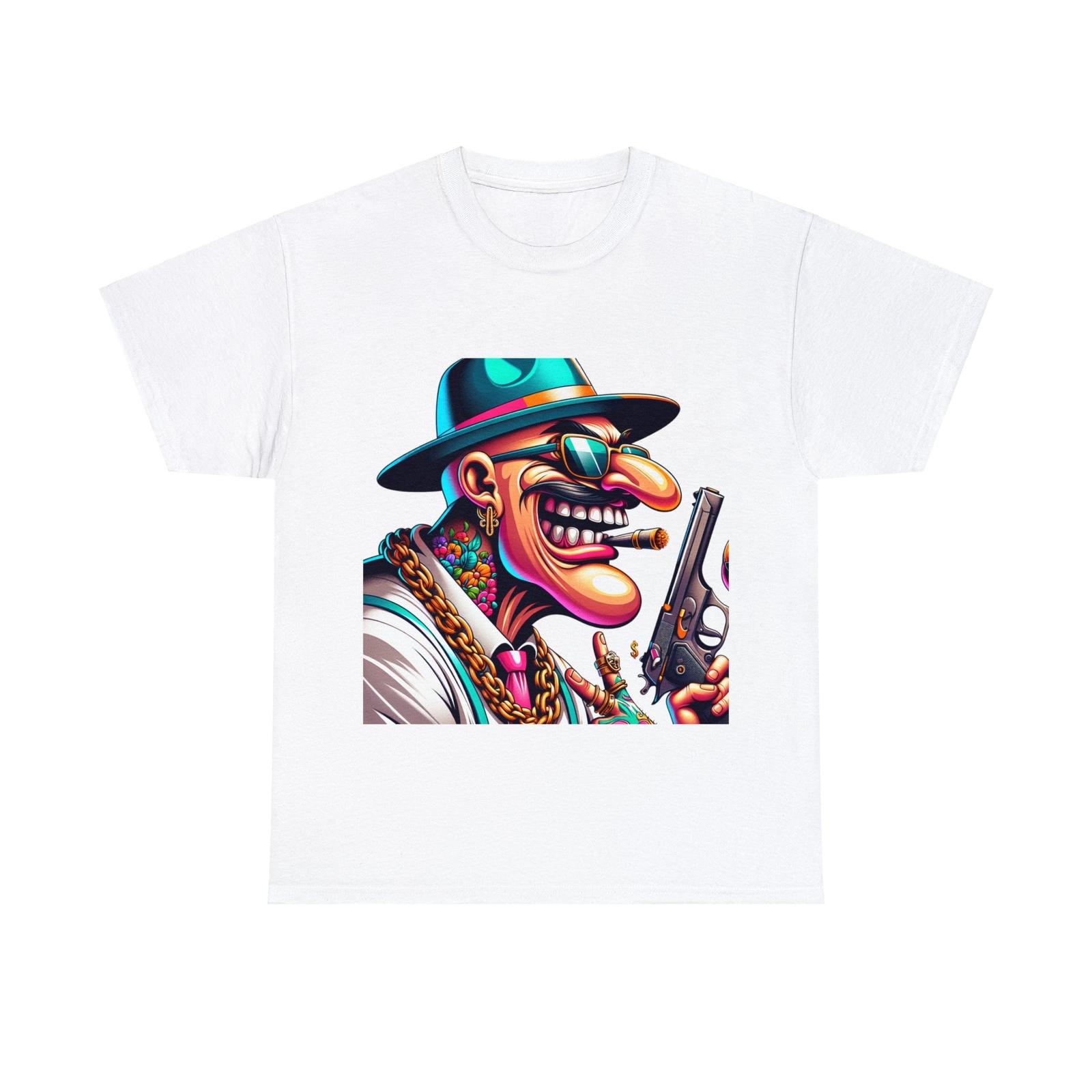 Unisex Adult T Shirt Cholo Grandpa Funny Gangster Graphic Tee Low rider Homie S разноцветный