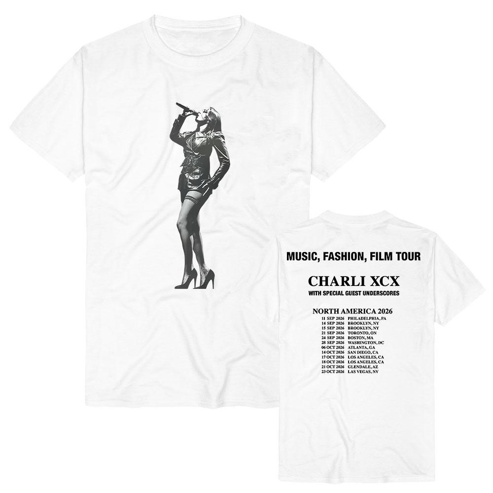 Music Fashion Film 2026 Tour Tees Crew Neck Short Sleeve Vintage T-shirt Women Men Cotton Soft Tshirts Print Merch