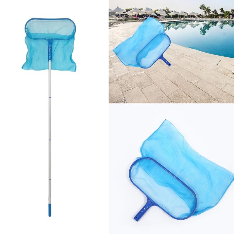 Pool Skimmers Net Aluminium Pool Cleaner Swimming Pool Leaf Cleaning Net