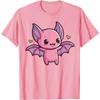 Cute Halloween Vampire Bat Pink Bat Lover Bat Bat T-Shirt