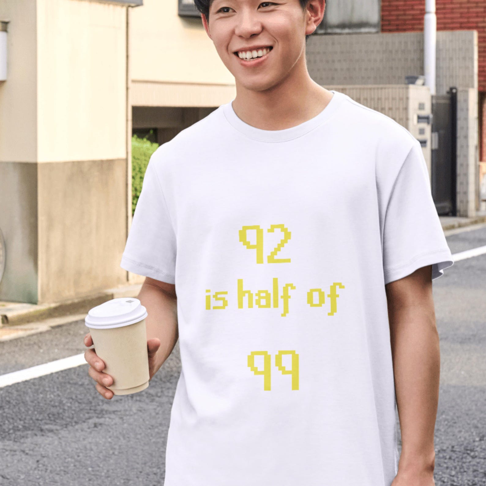 92 Is Half of 99 Funny RuneScape T-Shirt, OSRS Math Meme Shirt, Old School RuneScape Gamer Tee, Retro MMORPG Gaming Gift, Unisex Graphic Tee M