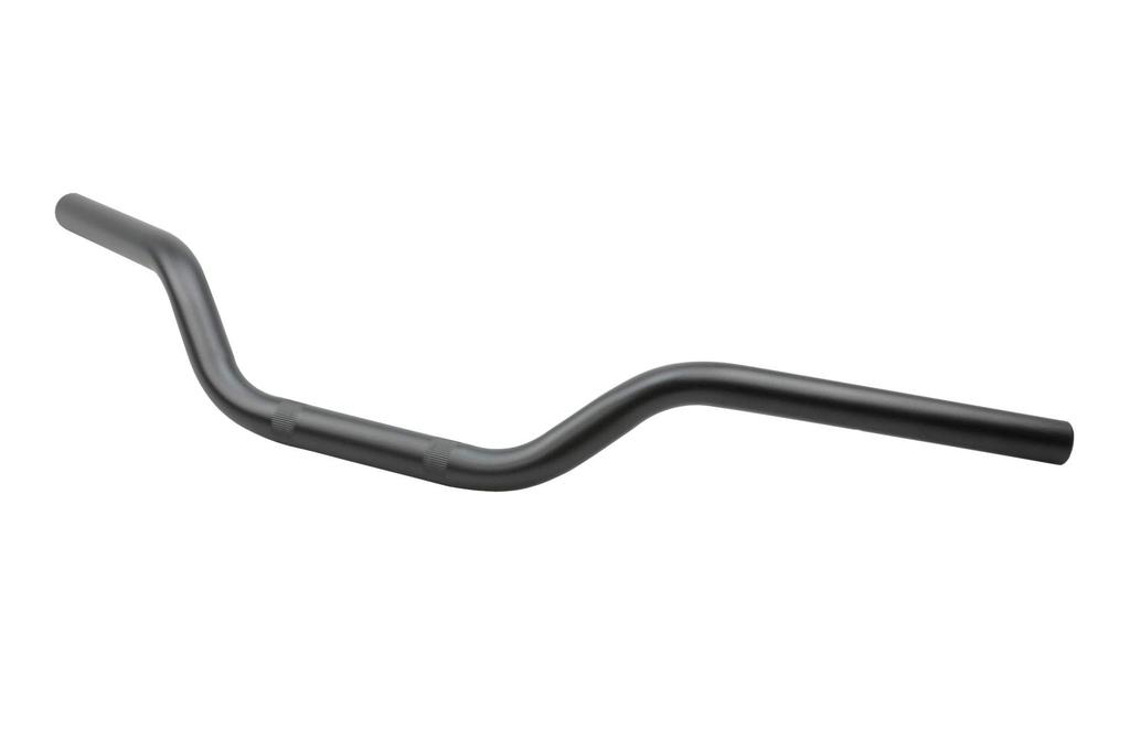 Kijima Rebel 65mm Black Finish Part Number HONDA REBEL 250/S/500 Handlebar, Back, 25.4, Steel, (Matte Black), 204-3387,