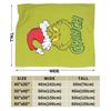 Christmas-S-Green-S-Grinch Blanket Fleece Textile Decor  Portable Warm Throw Blanket for Home Office Rug Piece