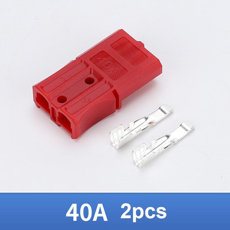 40A 600V Amp Plug Terminal Power Connector for Industrial Forklift Battery Heavy Duty Charging Adapter