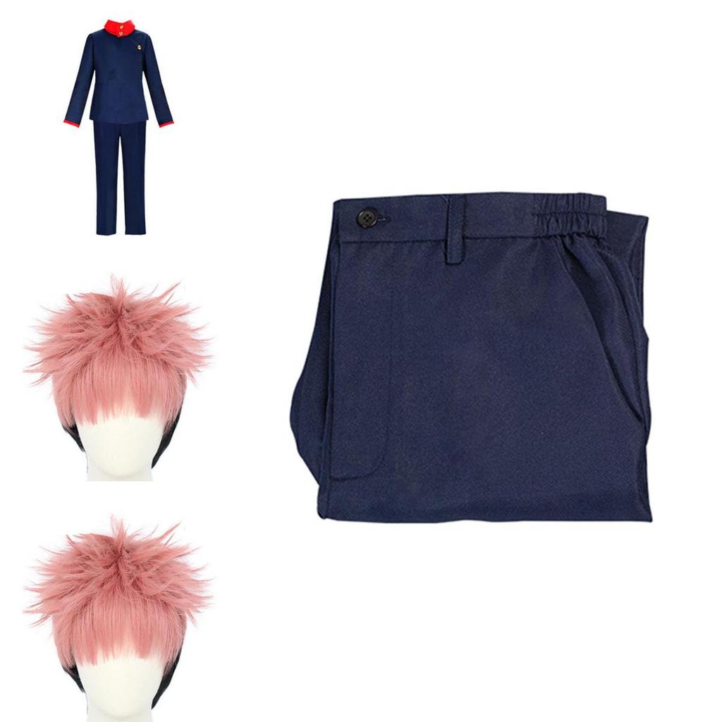 Stilvolles Jujutsu Kaisen Yuji Itadori Kostüm für Anime-Liebhaber, erhältlich in mehreren Größen