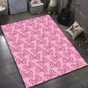 Cute Pink Bow Pattern Carpet for Bedroom Living Room Bedside Sofa Floor Mat Modern Home Decor Area Rug Luxury Gift